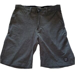 Billabong Mens Board Shorts Crossfire Submersibles 27x 10 Gray Stretch